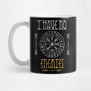I have no enemies | Motivational Viking peace Runic T-shirt Mug